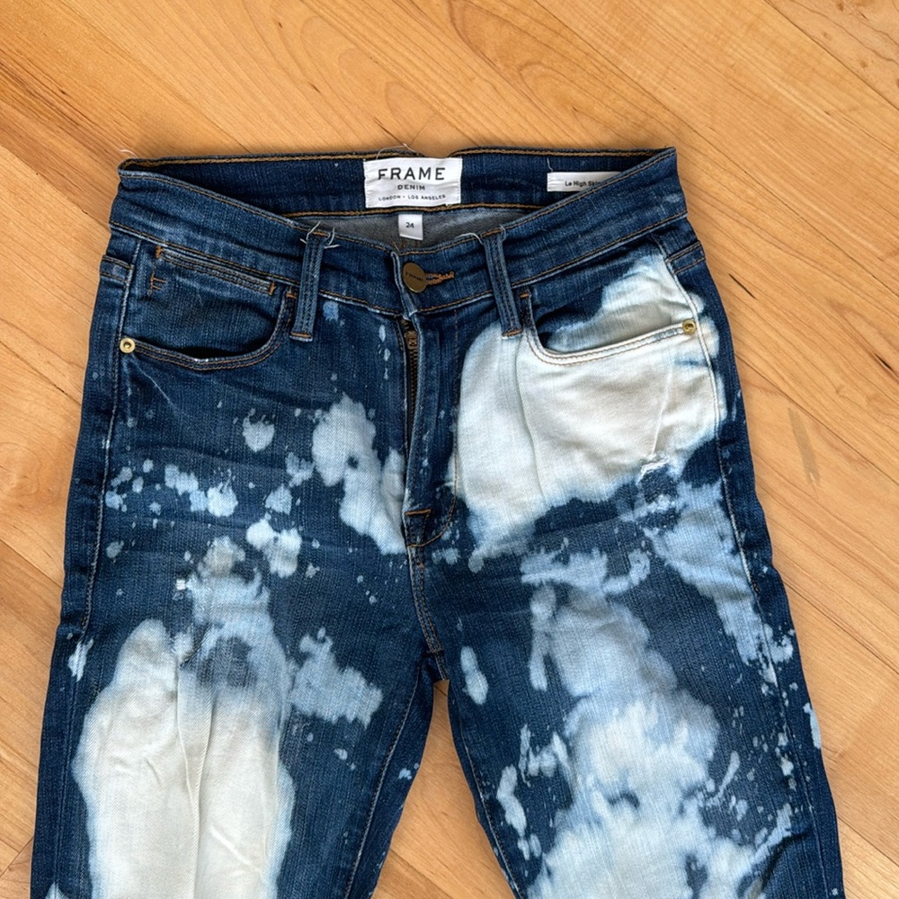 Frame Denim | size 24 | Bleached Denim